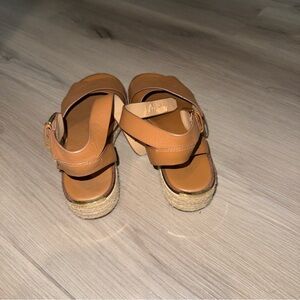 Michael Kors Brown Espadrille Wedges